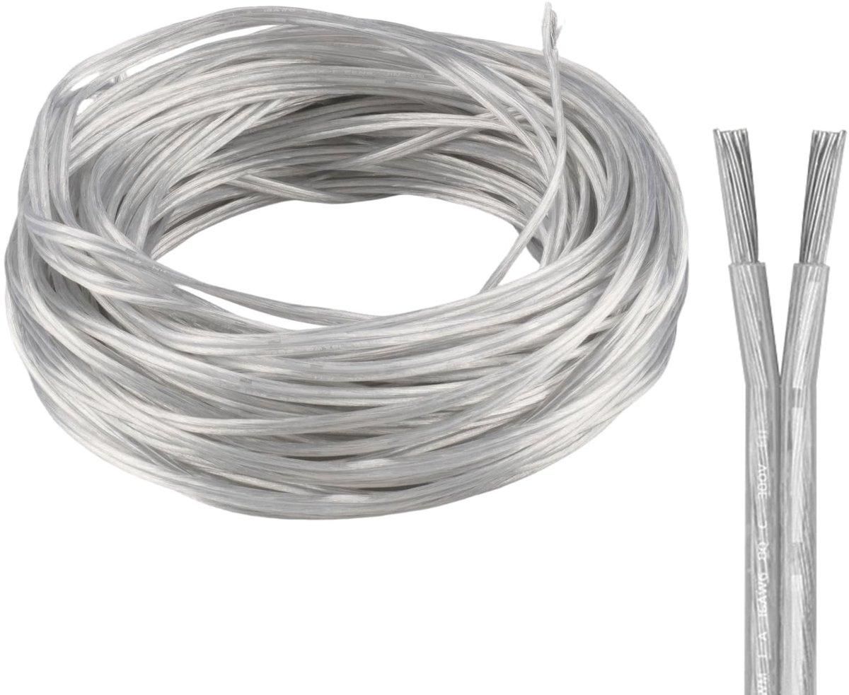 Omgoods - 10m Transparante PVC Flexibele Kabel voor Lampen en Verlichting