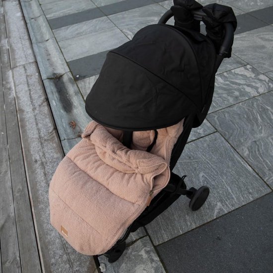 Baby Voetenzak - Winterzak - Warmte Buiten - Universeel Geschikt - 1.13 Kilogram - Roze Bouclé — afbeelding 4