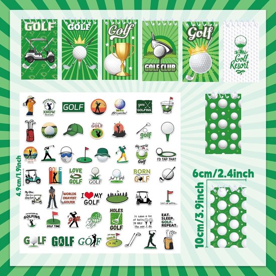 Cadeaus voor golfers: verjaardag golfaccessoires, notitieboek en handige gadgets voor golfspelers — afbeelding 2