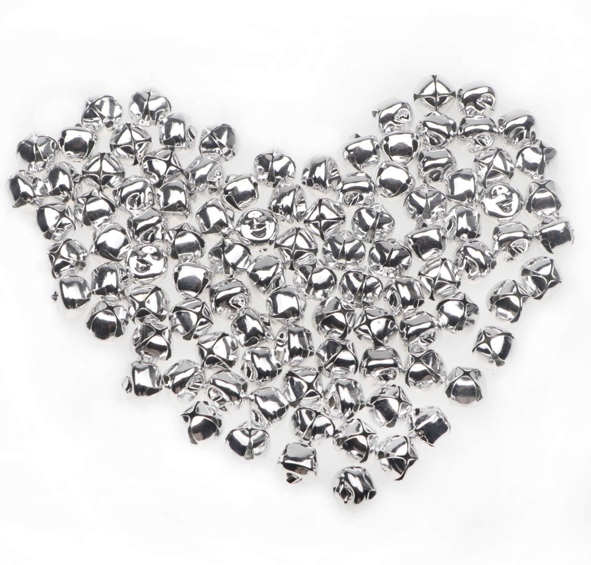 Omgoods - Set van 100 Kleurrijke Jingle Bells voor Creatieve Decoratie