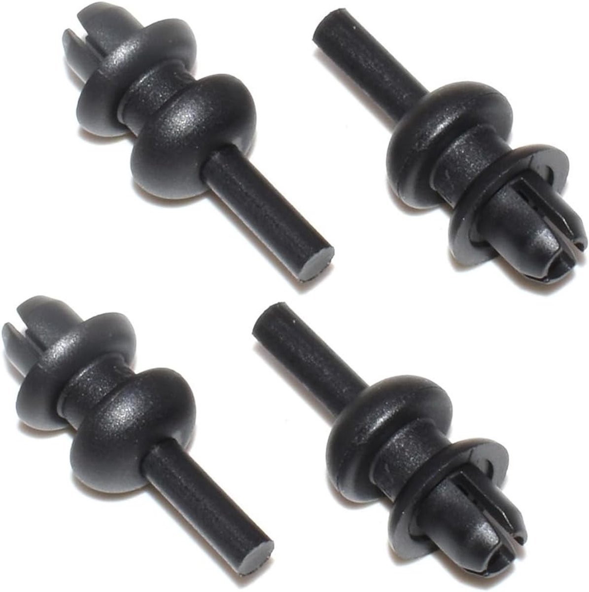 Set van 4 bevestigingshaken voor achterste plank - Reserve haken voor Peugeot en Citroën - Ideaal voor bagageruimte en accessoires