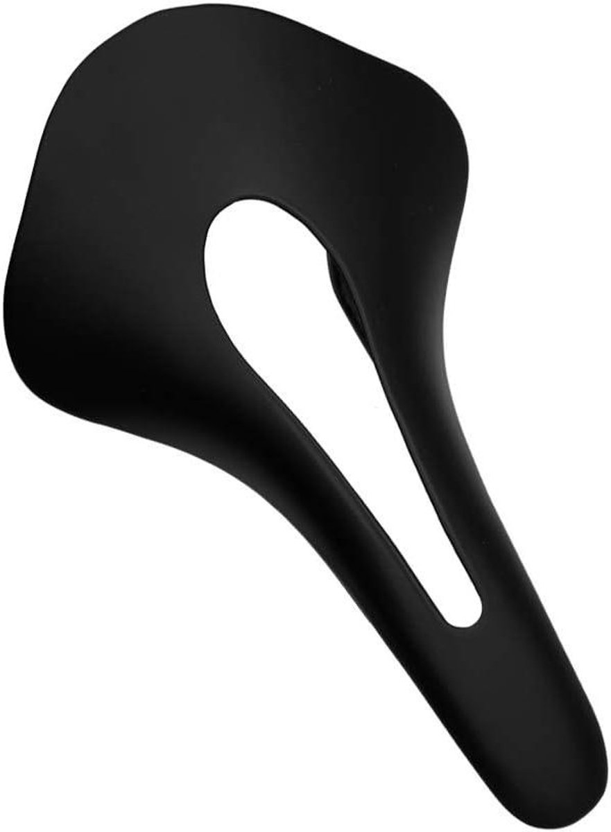 Fietszadel Koolstofvezel - Racefiets Zadel MTB - Comfortabel Fietsen - Ultralicht Hol Ontwerp - 240x140 mm - Zwart Mat