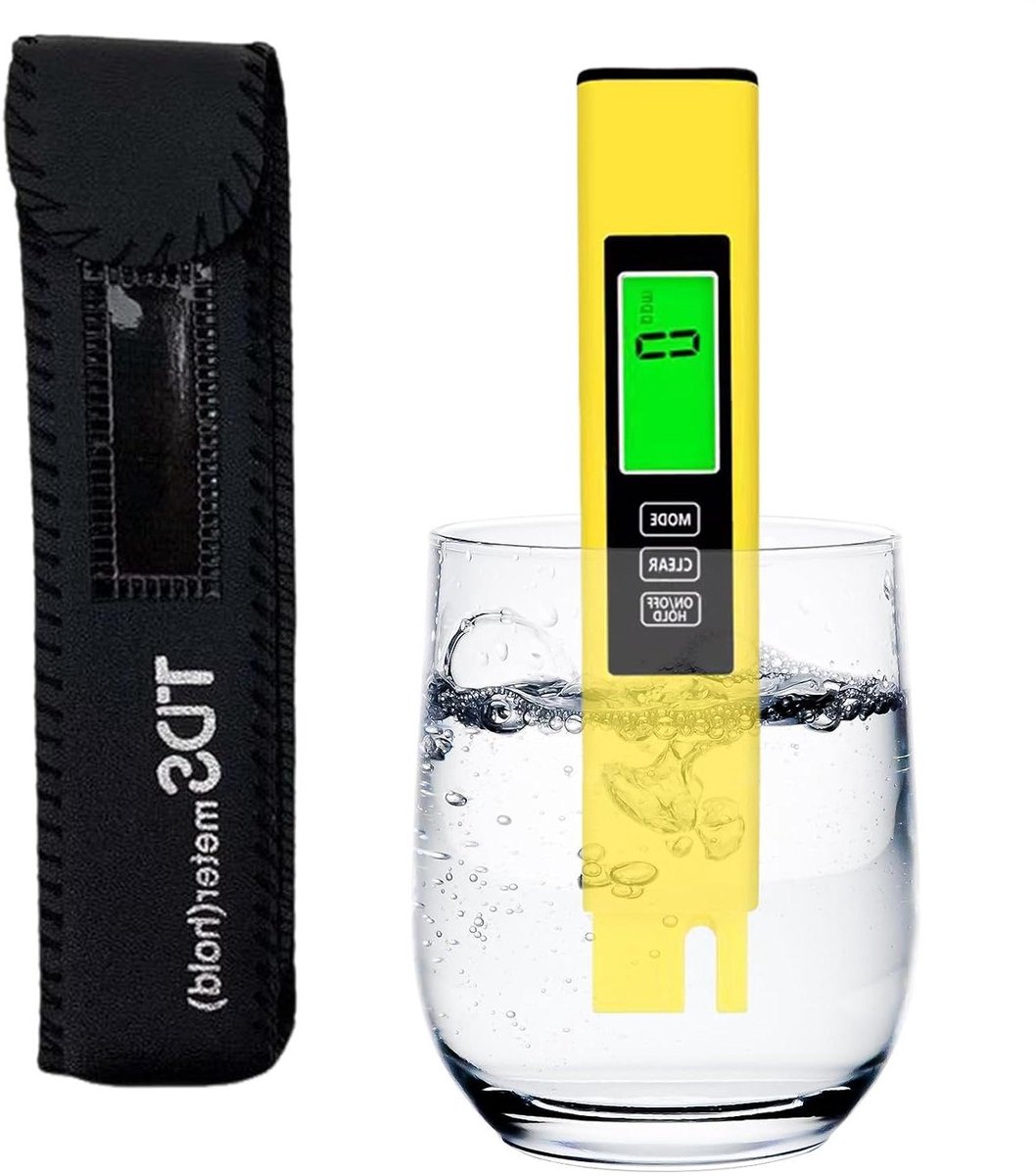 Digitale Watertester - Waterkwaliteit Meter - Waterkwaliteit Meten - 4 In 1 Functies - 14 cm - Wit