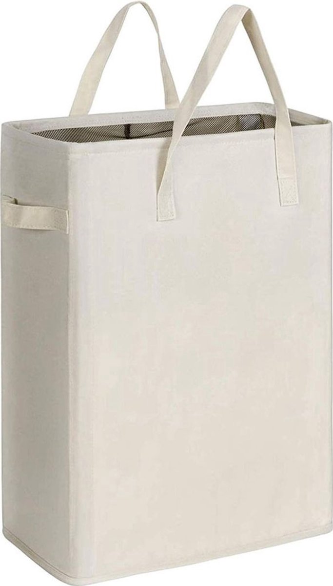 wasmand, kleine opvouwbare smalle waszak met handvat.