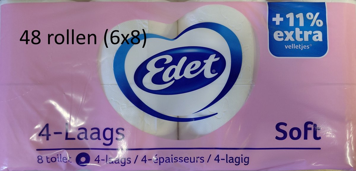 Edet Soft - toiletpapier - 48 rollen