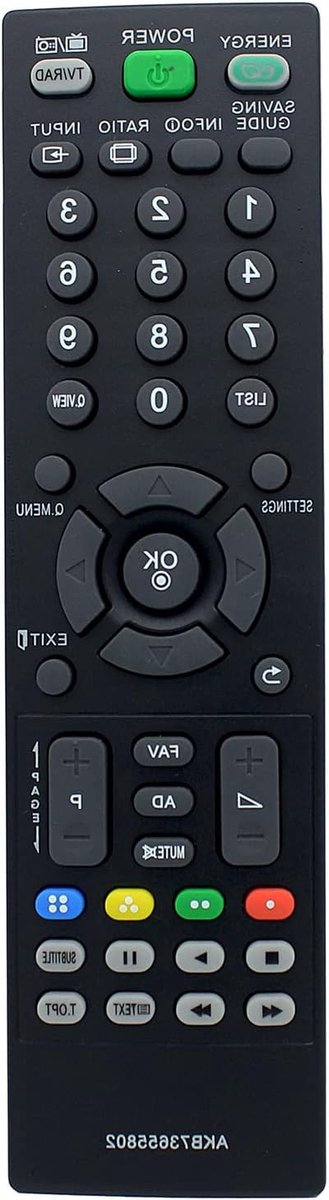 Afstandsbediening Vervanging - Afstandsbediening TV - TV Bediening - Geen Programmering Nodig - 10 Meter Bereik - Zwart