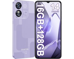 OUKITEL C57 PRO Mobiele Telefoon met 128 GB Opslag, 4300 mAh Accu, Android 14, 6,52 duim HD-scherm
