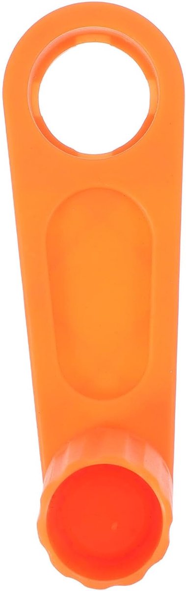 Slangenhaspel Hendel - Slangoprol hendel - Tuinslang Beheren - Felle Zichtbare Kleur - 13.5 x 9.2 x 4 cm - Oranje