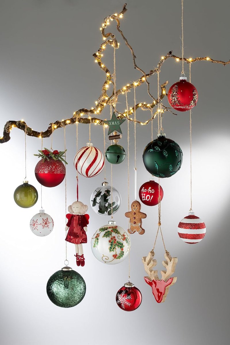 Kerstballen Set - Kerstdecoratie Ballen - Kerstboom Versieren - Mat Groen Glas - 8 cm Doorsnee - Groen – foto 2
