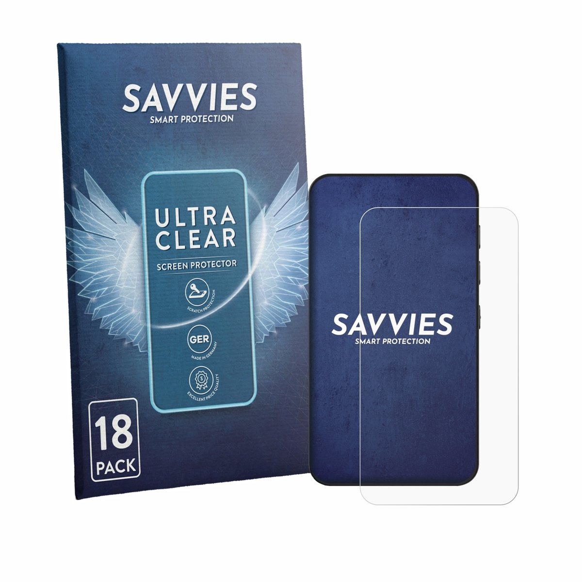 Savvies - Screenprotector voor innioasis G3 - Folie Beschermfolie transparant 18 Stuks