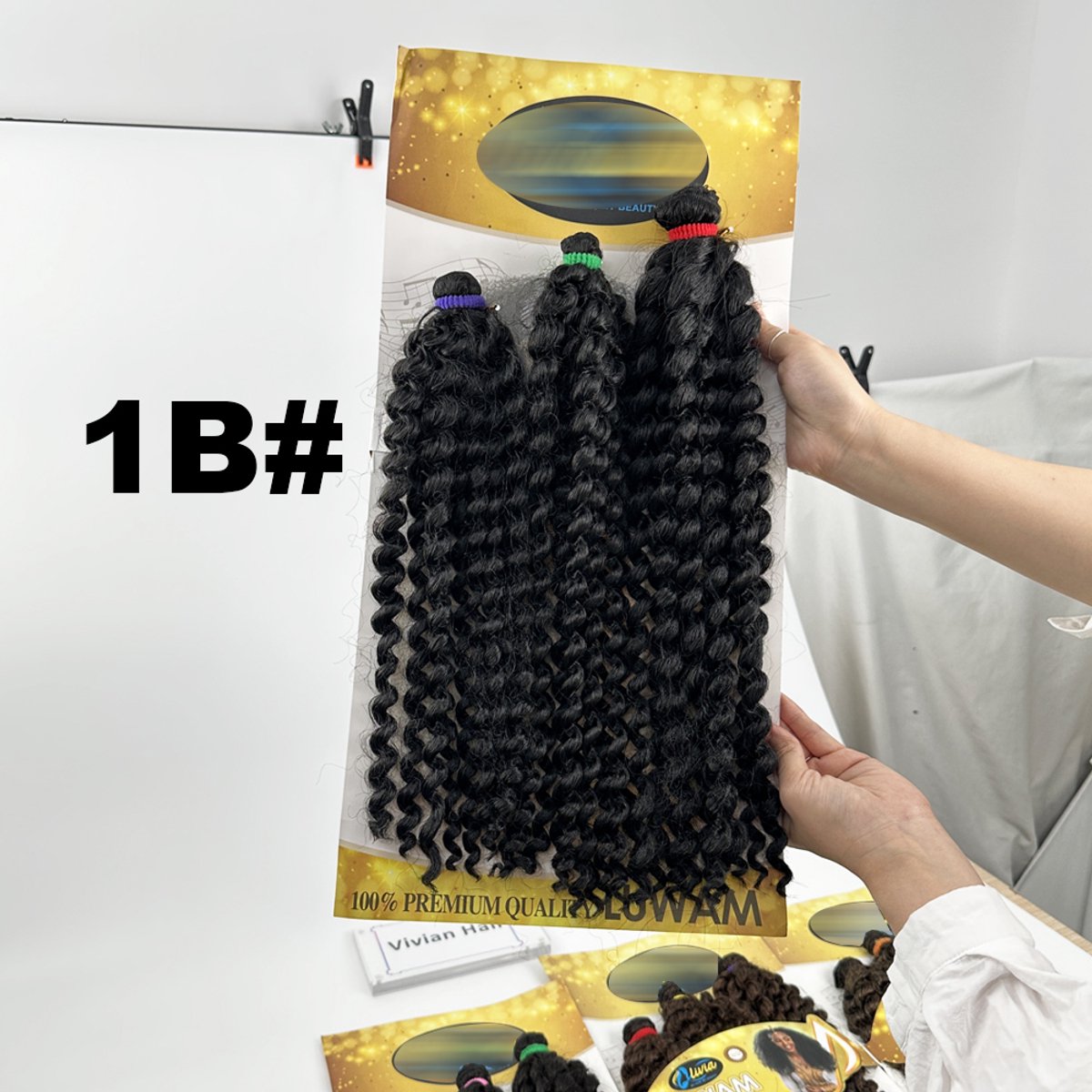 LUWAM Curly – Synthetic Kanekalon Fiber – Soft & Bouncy Ethiopian Curl
