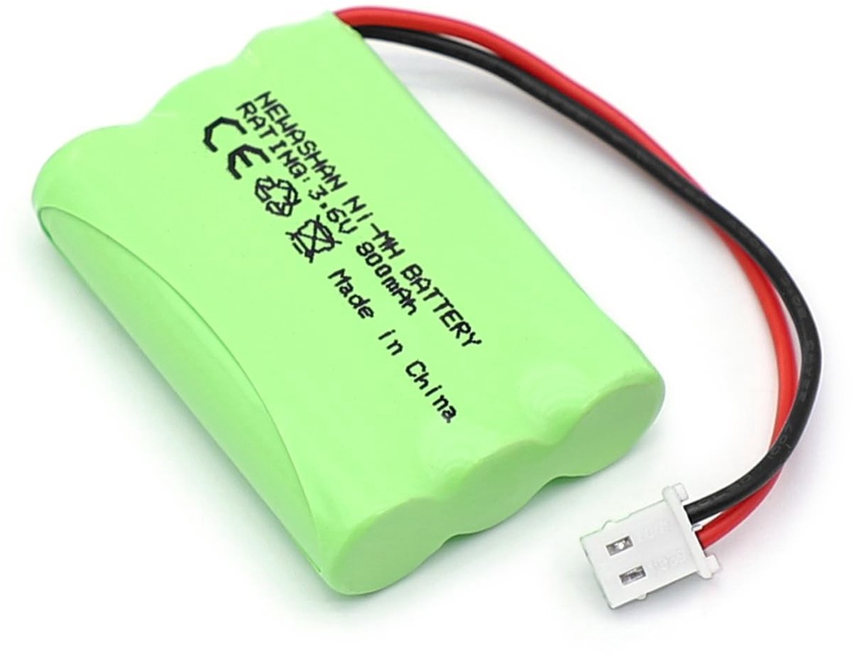 Omgoods - Oplaadbare Batterij voor Babyfoon, 800mAh 3.6V Ni-MH