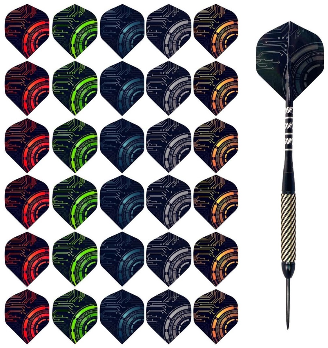 Omgoods - Premium Dart Wings, 30 Stuks
