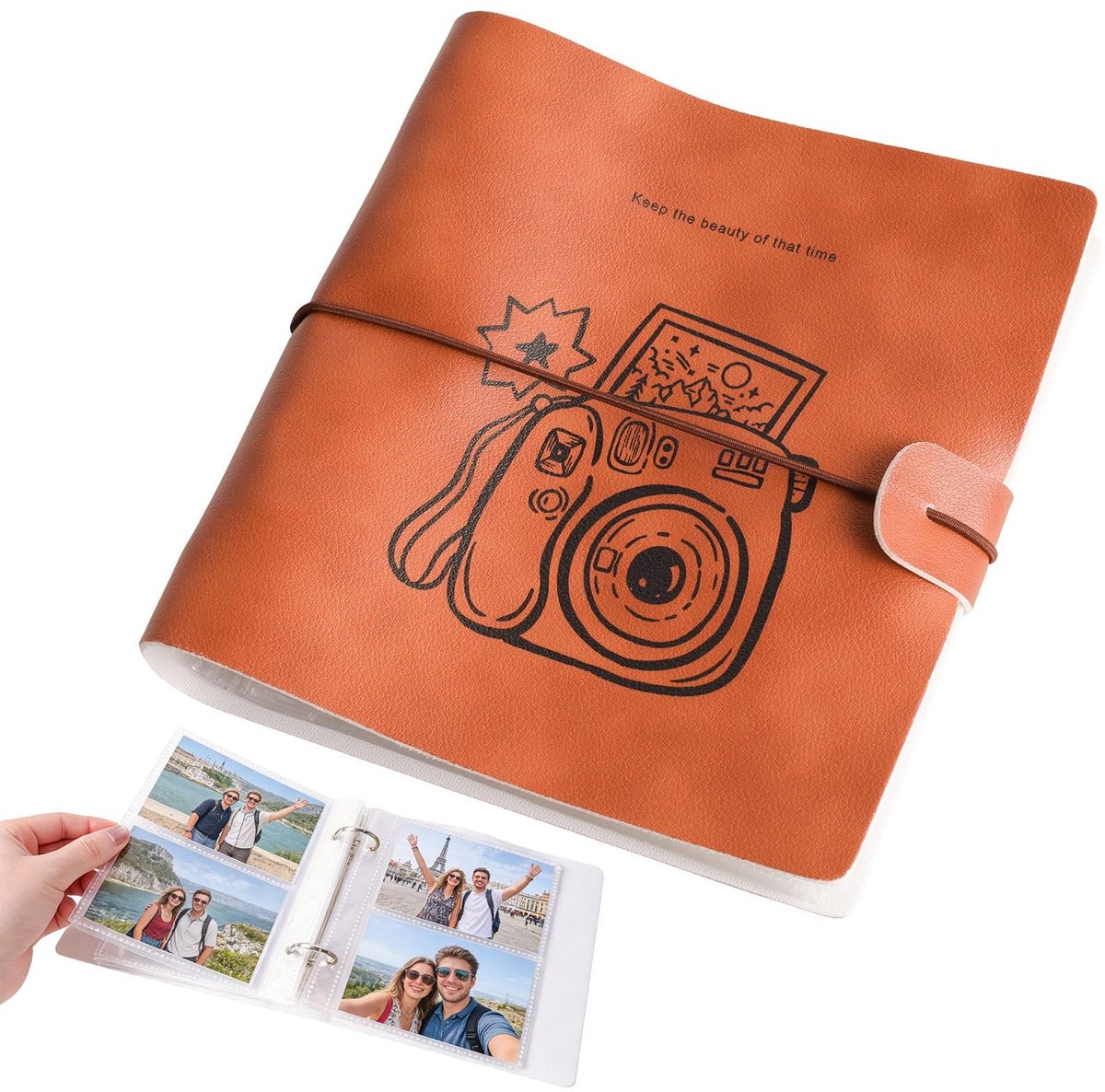 Omgoods - Mini Fotoalbum voor Fujifilm Instax Met 200 Compartimenten