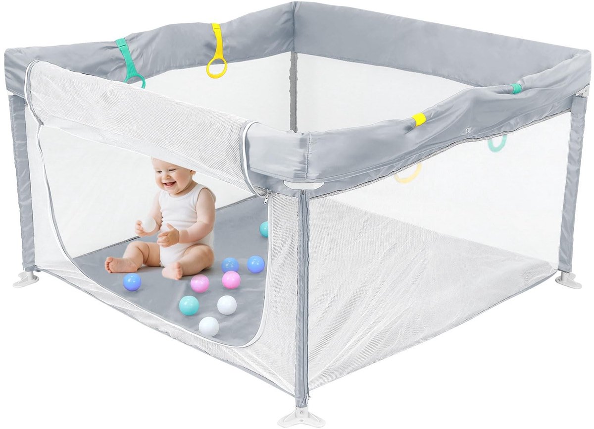 Omgoods - Opvouwbaar Speelhekje voor Baby's