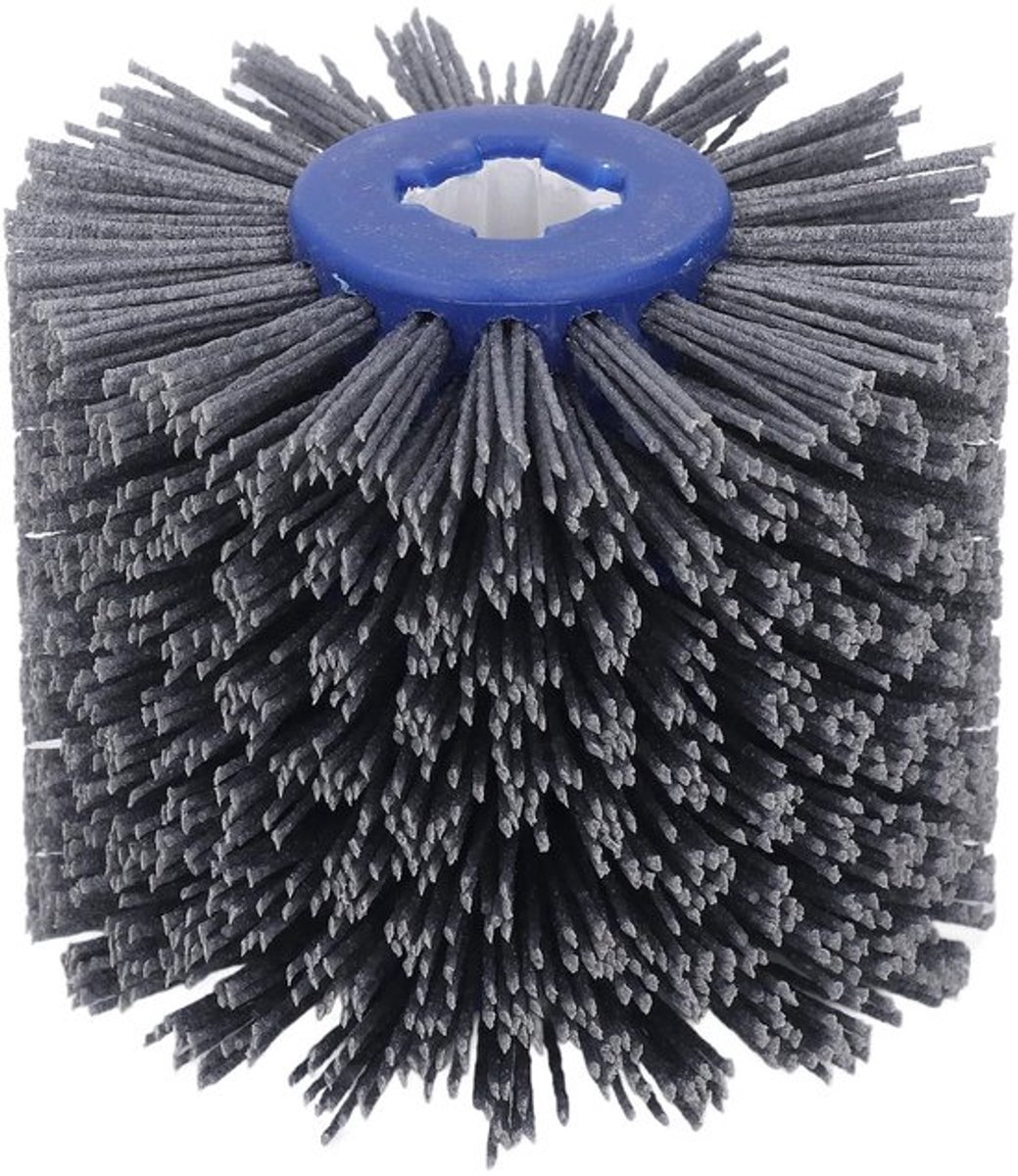 Draadtrekwiel 120 x 100 mm - Polijstschijf 80 Grit - Draadborstel - Oppervlakteconditionering - Houtbewerking - Duurzaam materiaal