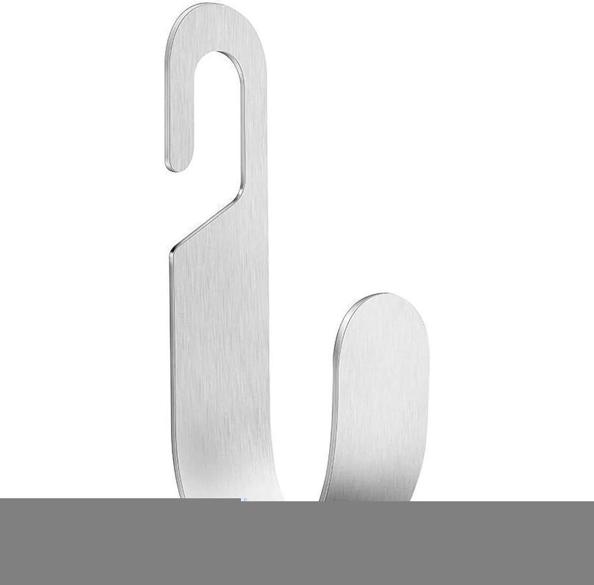 Tuinslang Houder - Slang Opberger - Tuin Organiseren - Roestvrij Staal - 55 x 100 x 225 mm - Zilver