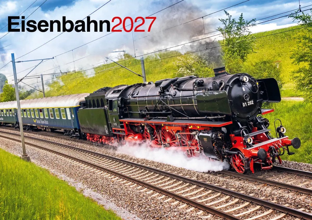 Eisenbahnen - Spoorwegen A3 Kalender 2027