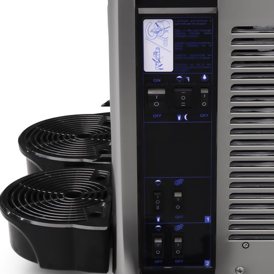 HCB® - Professionele Horeca Slushmachine - 2 x 12 liter - 230V - Slush puppy machine - 51x43x77 cm (DxBxH) - 44 kg - 7656 van HCB — afbeelding 3