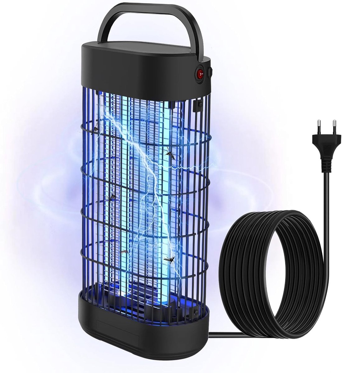 Vliegenlamp - Zwart - L - Elektrische Insectenverdelger met UV-licht - Voor Binnengebruik