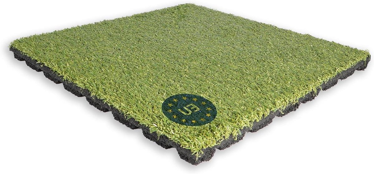 Kunstgras Mat - Balkon Tapijt - Terras Verfraaien - Natuurlijke Graslook - 50x50 cm - Groen