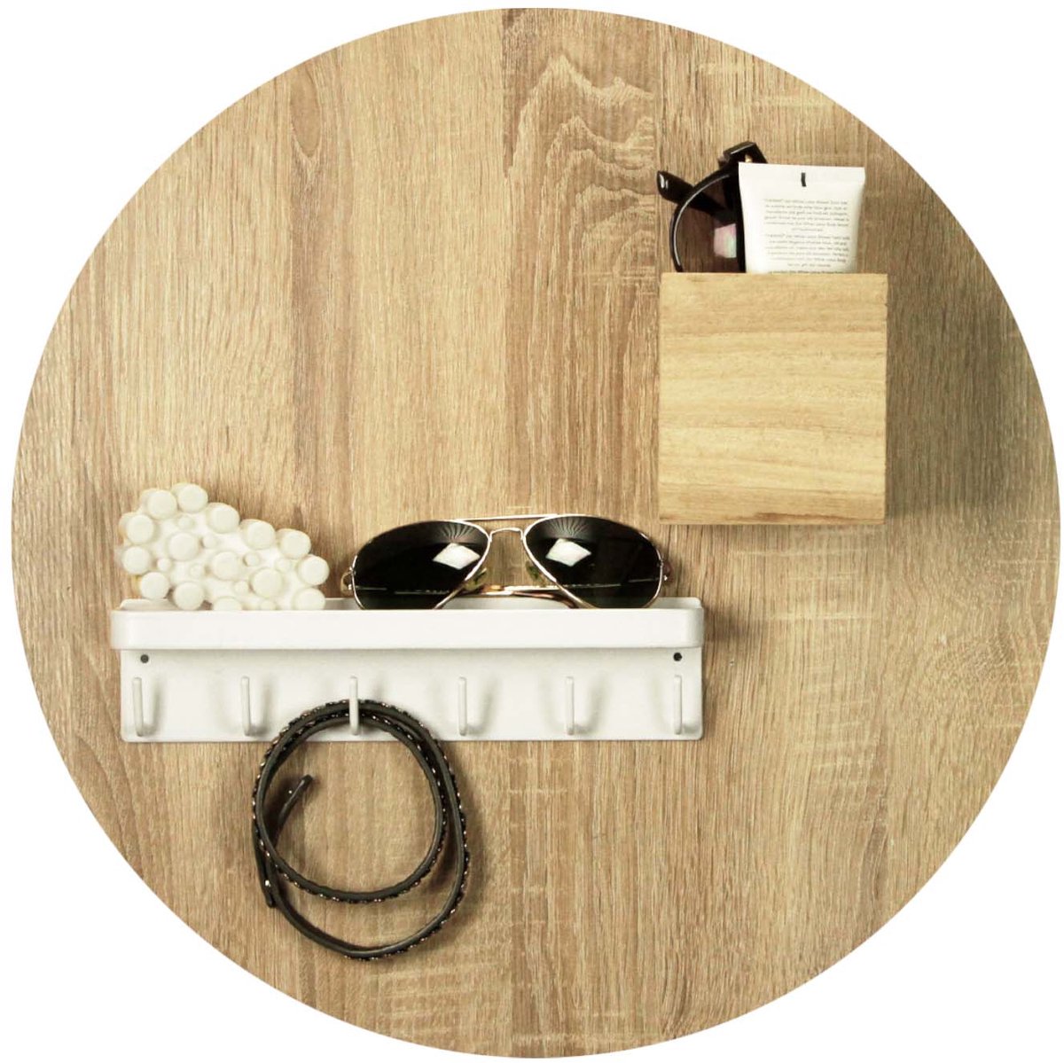 Magnetische Sleutelhouder Wit - Kamer26