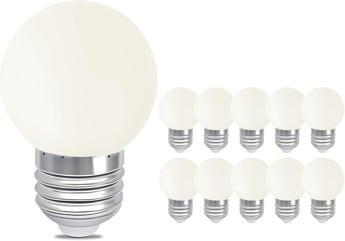Kleine LED Nachtlamp - Wit - 1W - Energiezuinige Lichtbron - Voor Slaapkamer en Veranda