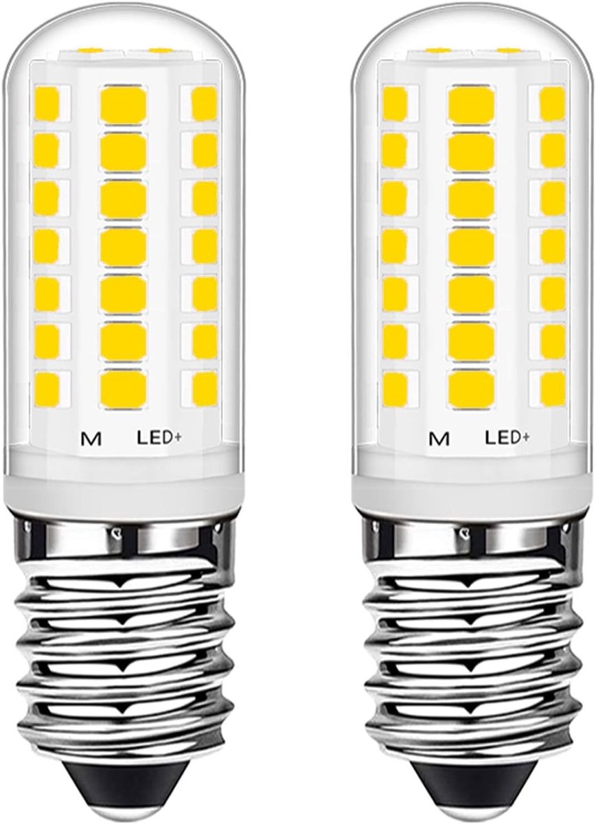 LED Lamp - Natuurlijk Wit - 15,5 x 51 mm - Energiebesparende E14 Schroeflamp - Voor Koelkast en Afzuigkap