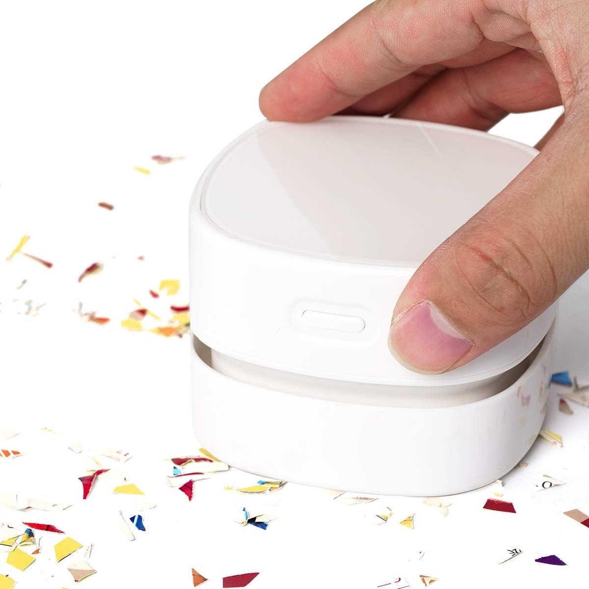 Mini Draadloze Tafelstofzuiger, Draagbare Bureau Stofzuiger USB-oplaadbaar voor Toetsenbord, Laptop, Kantoor, Auto en Huisdierenhaar