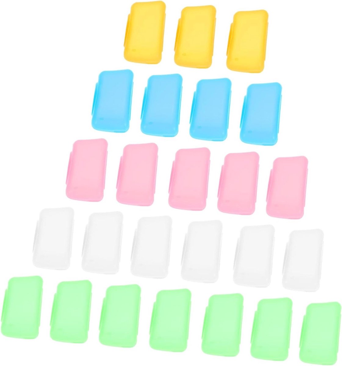 Tandenborstel Beschermhoesjes - Reis Tandenborstel Deksels - Hygiënisch Reizen - Lichtgewicht PP Materiaal - 100 stuks - Diverse kleuren