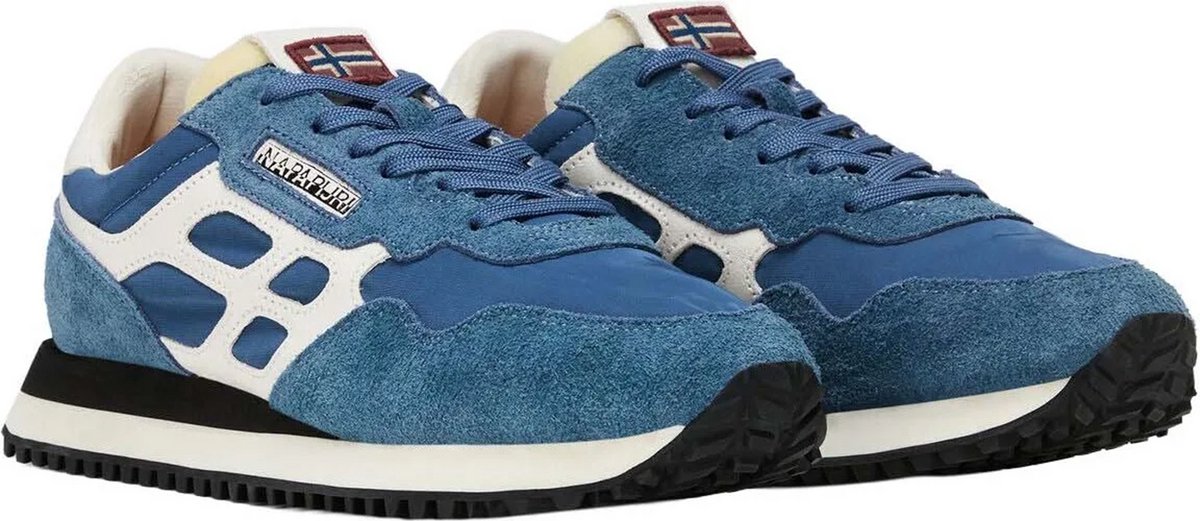 Napapijri Heren Element Suede Sneakers Blu Marine