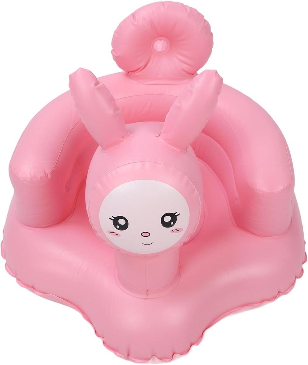 Opblaasbare Baby Stoel - Baby Zitzak - Baby Leren Zitten - Ingebouwde Pomp - 64 x 52 x 46 cm