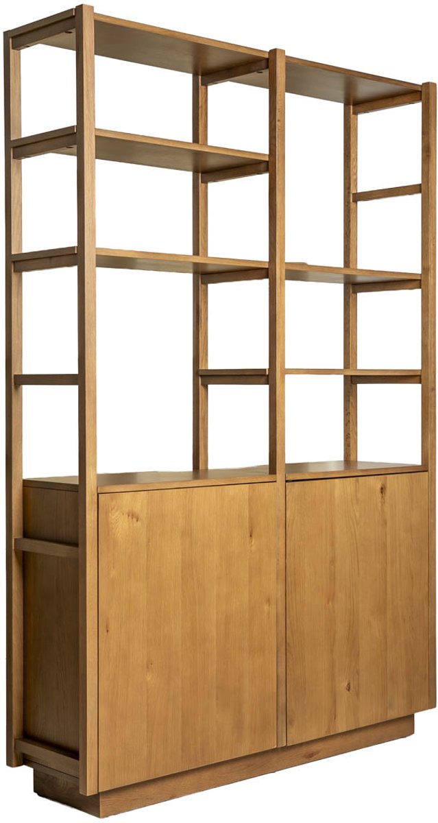 DÉJA Living Wandkast Levi - Bruin Eiken - 140 x 38 x 210 cm