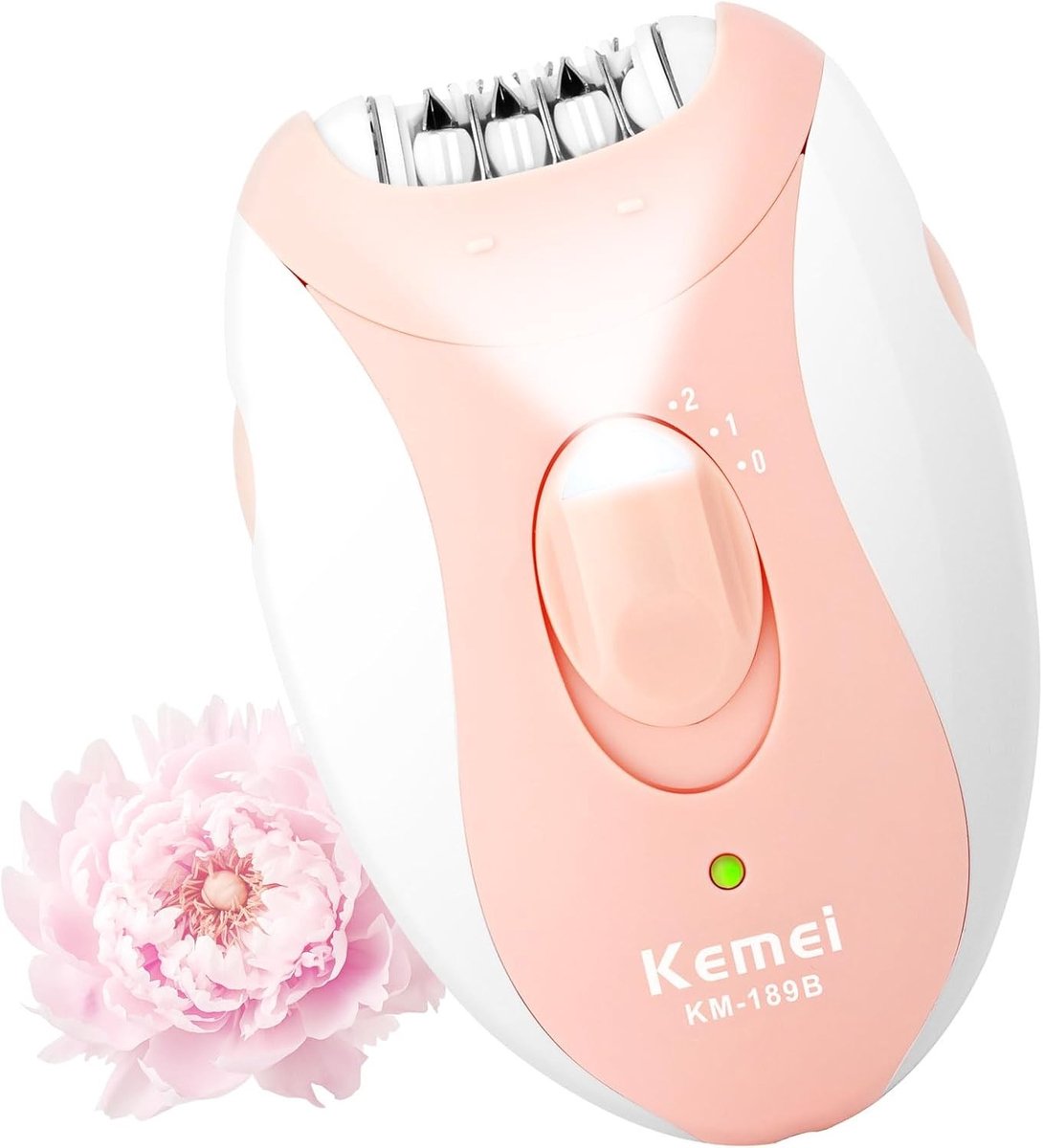 Epilator voor gezicht - Roze - Oplaadbaar Draadloos - LED Licht en 2 Snelheden - Voor Vrouwen