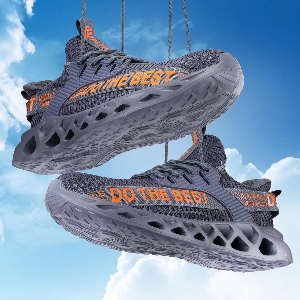 Veiligheidsschoenen 42 EU - Lichte sneakers - Ademend materiaal - Antislip voor fitness - ShopVlot