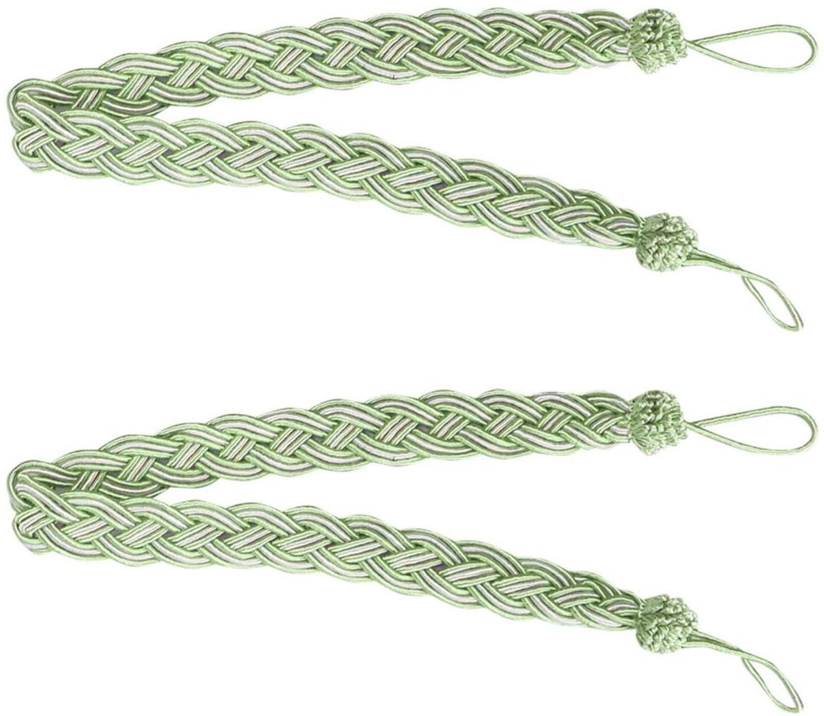 Gordijn Tie Backs 2 Pack - Touw - Decoratief - Houdt gordijnen opzij - ShopVlot
