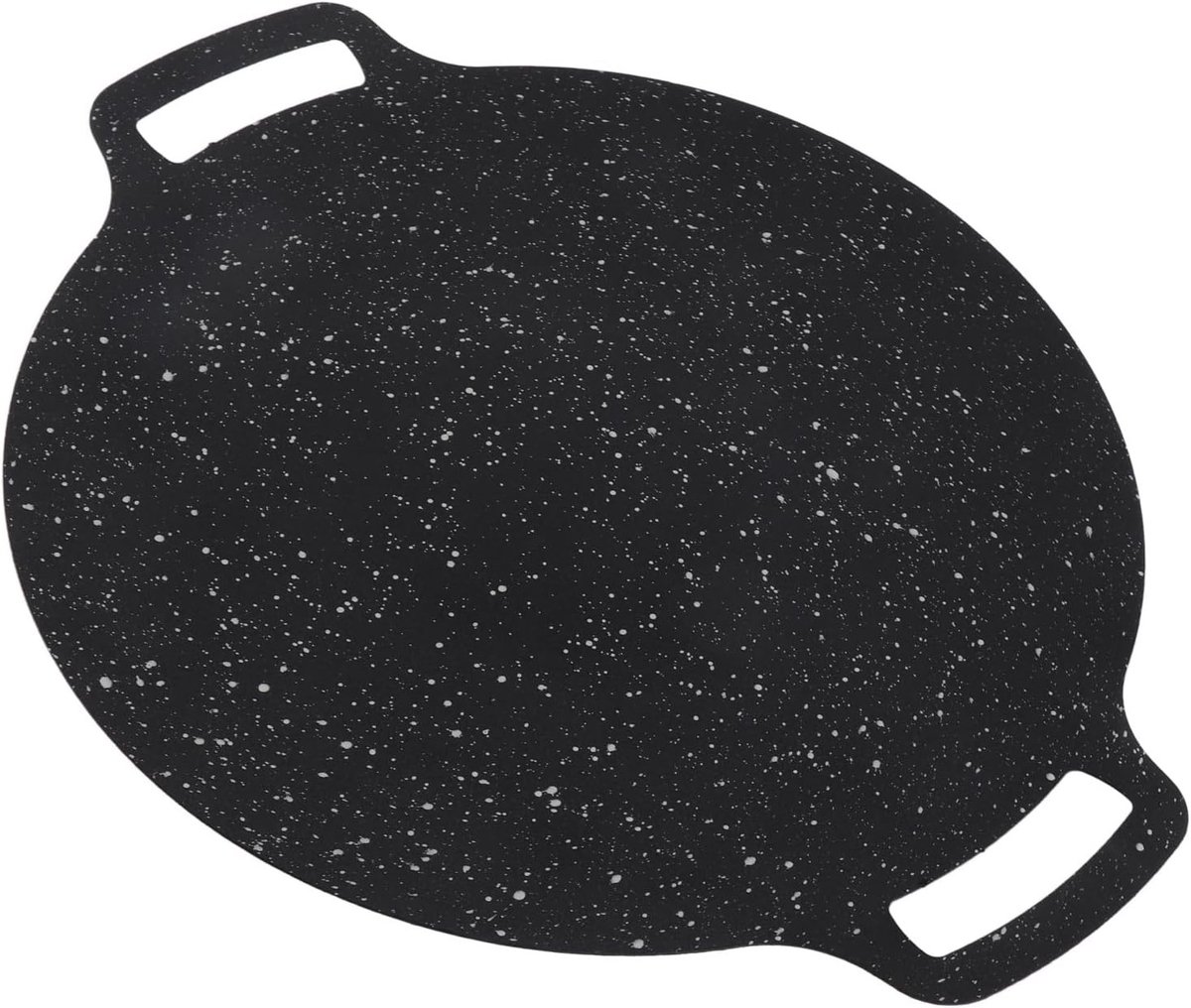 Ronde Koreaanse Grillpan van Maifan Steen met Antiaanbaklaag, Geschikt voor Binnen en Buiten, Verkrijgbaar in Meerdere Maten (30cm)