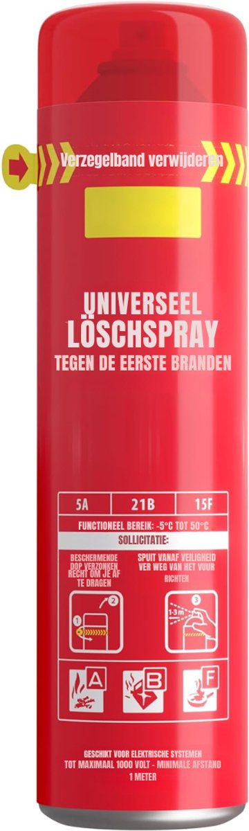 Allvia® Brandblusser Auto - Brandblusser Schuim - Brandblusser - Rood - 8cm x 8cm x 28cm