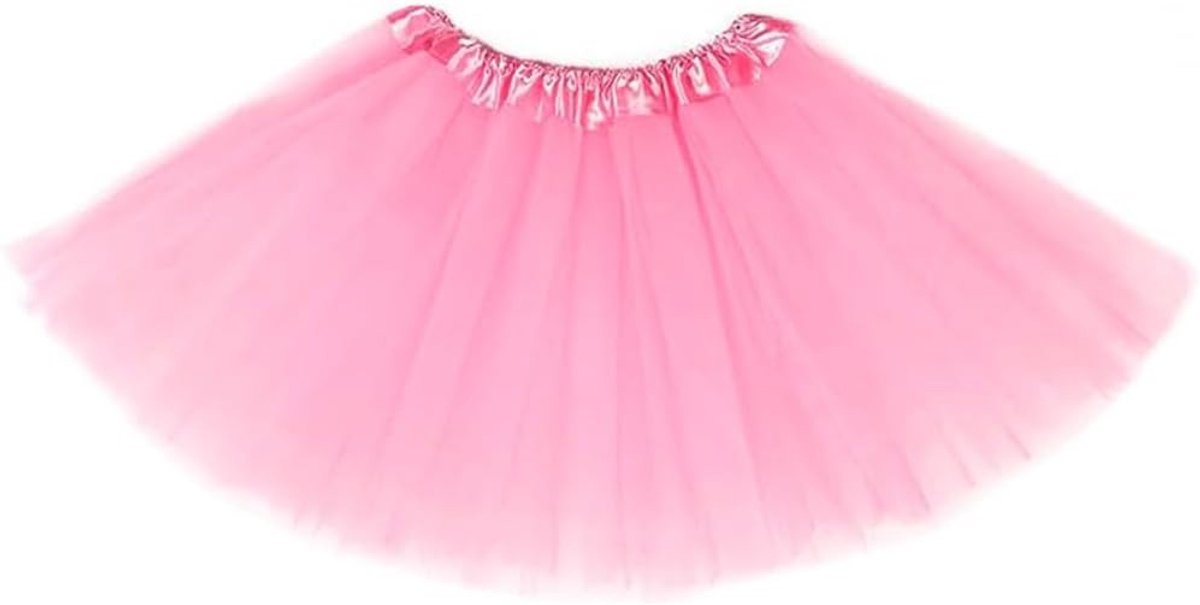 Elegante roze tule rok voor dames, perfect voor kostuumfeesten, ballet en dansoptredens