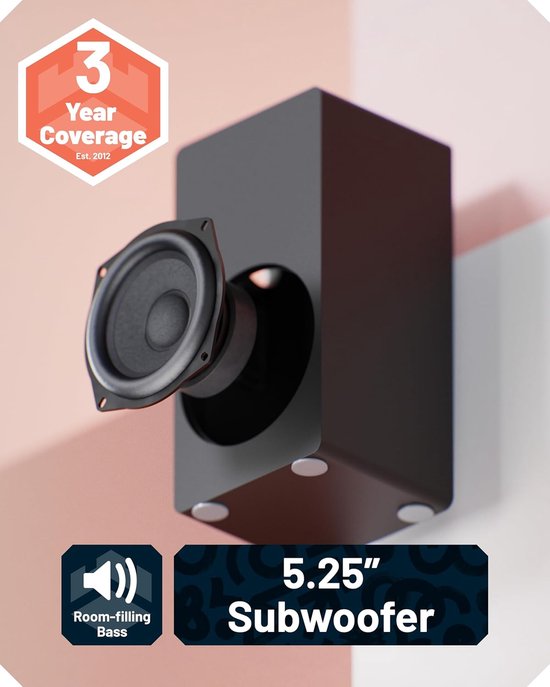 Soundbar Systeem - TV Geluid - Home Cinema - 2.1 Kanaals Audio - 78 cm - Zwart — afbeelding 5