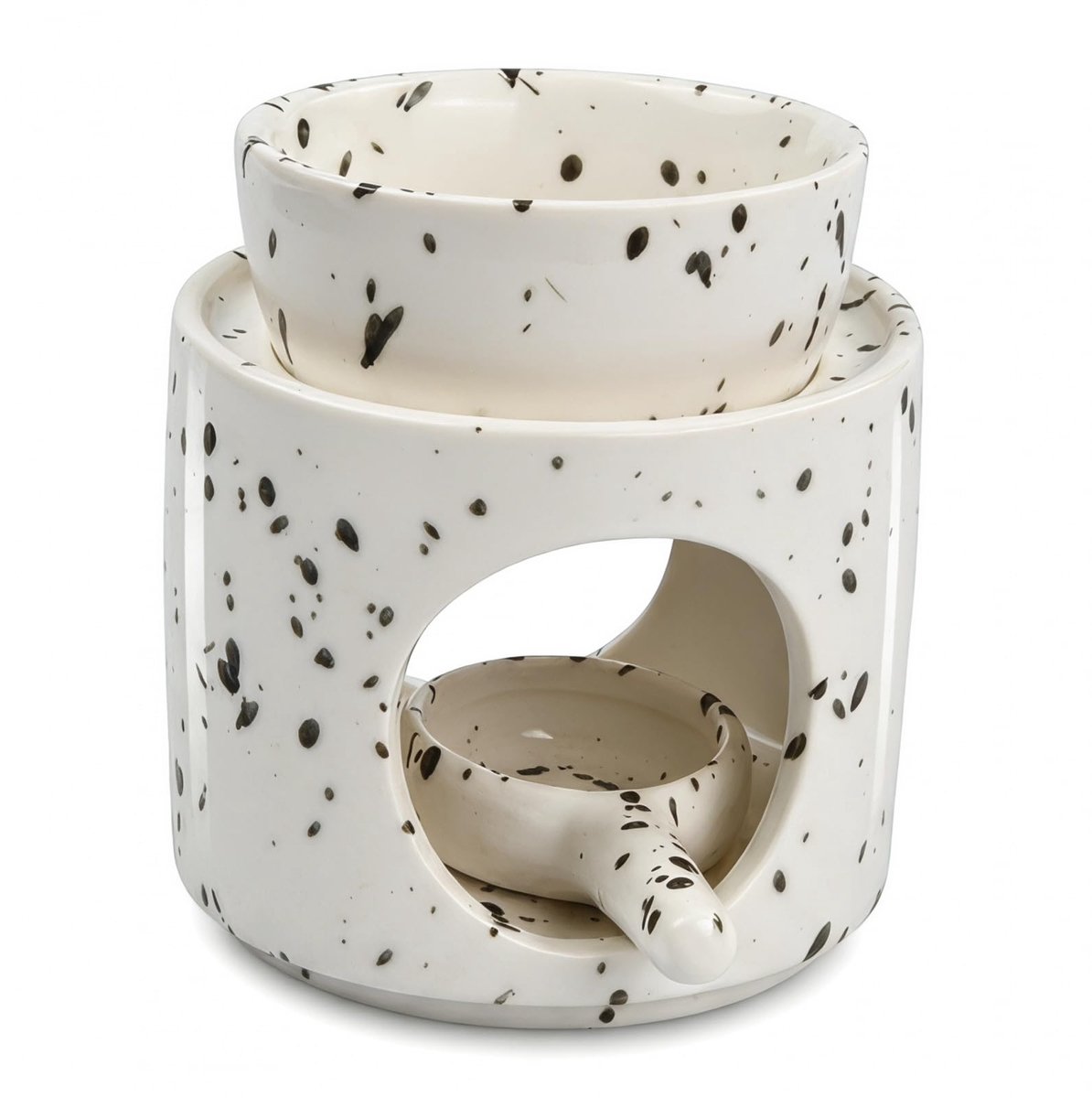 Etherische oliebrander van keramiek, aromalamp voor essences en geurwas, keramische brander, kaarsendiffuser voor - ShopVlot