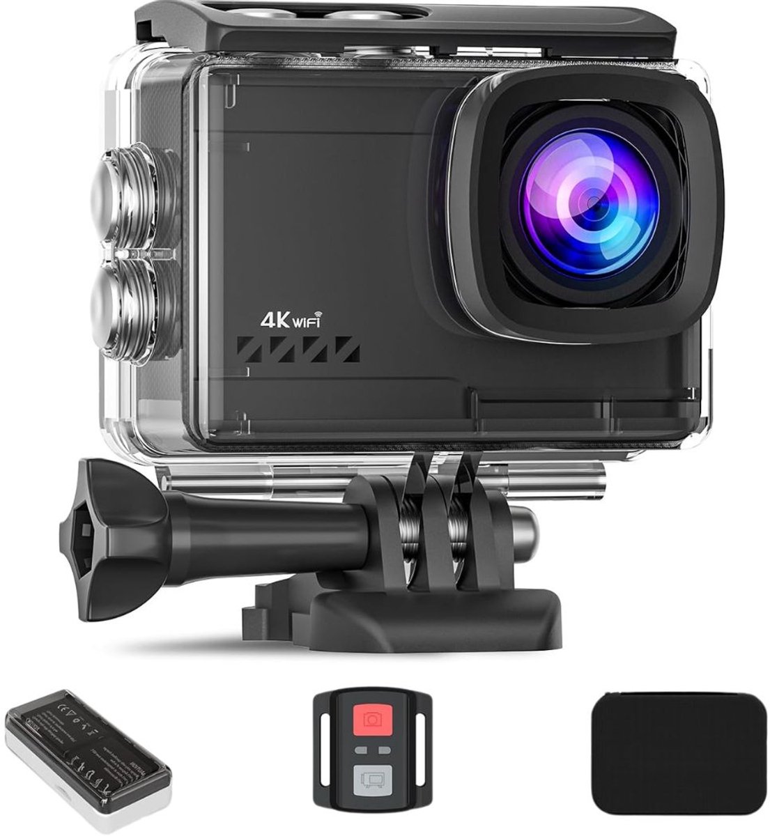 CRLYN® Actie Camera - Onderwater Camera - Avontuur Vastleggen -Zwart