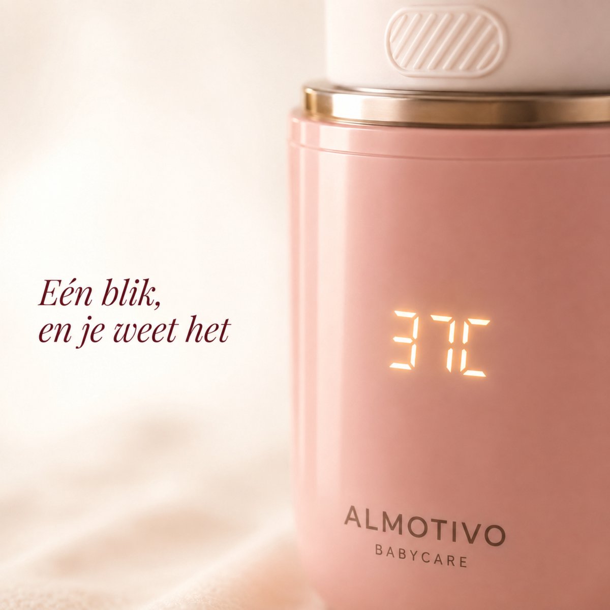 Almatni Almotivo baby care - Baby flessenwarmer Onderweg - Draadloos, Draagbaar, 13.200mAh, 5 Min, Volledig Gecertificeerd, Veiligste Keuze Voor Je Baby thumbnail 3