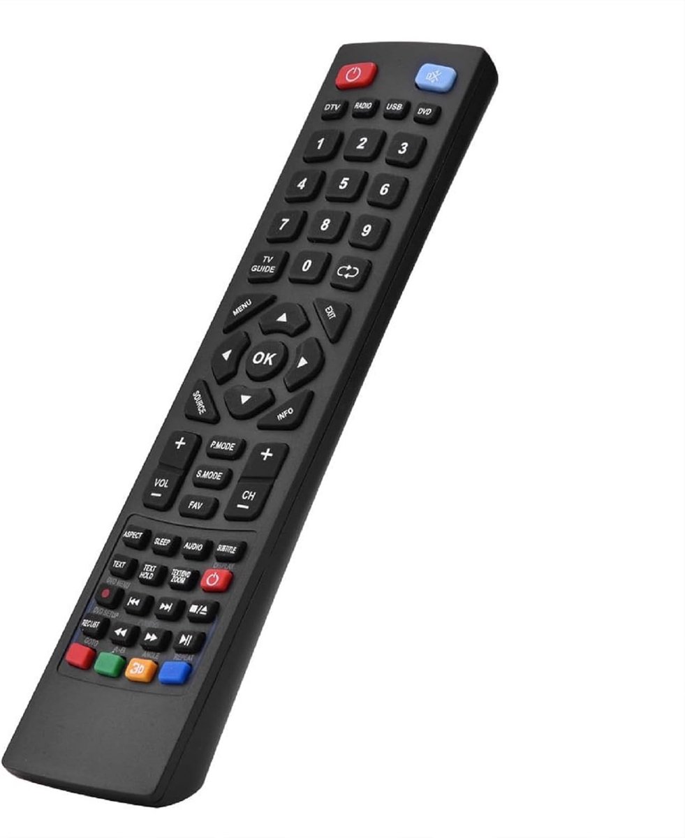 Slimme Universele Afstandsbediening voor TV - Geschikt voor Alba, Bush, Technika, Blaupunkt en SHARP - Gebruiksvriendelijk en Multifunctioneel