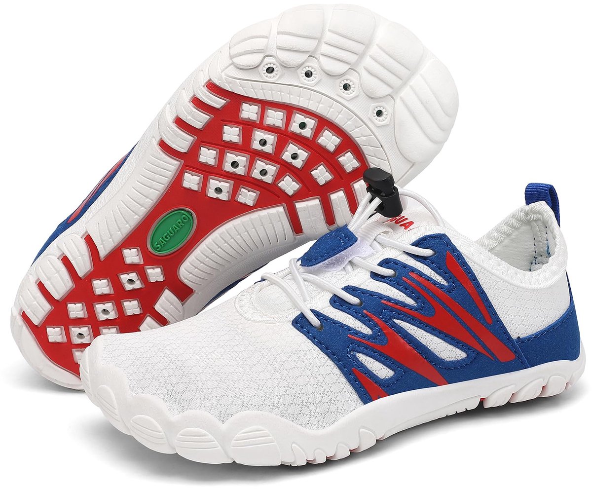 SAGUARO Badschoenen voor kinderen, blote voeten, breed, sneldrogend, licht, zacht, strand, zee, surfen, maat 25-38 - ShopVlot