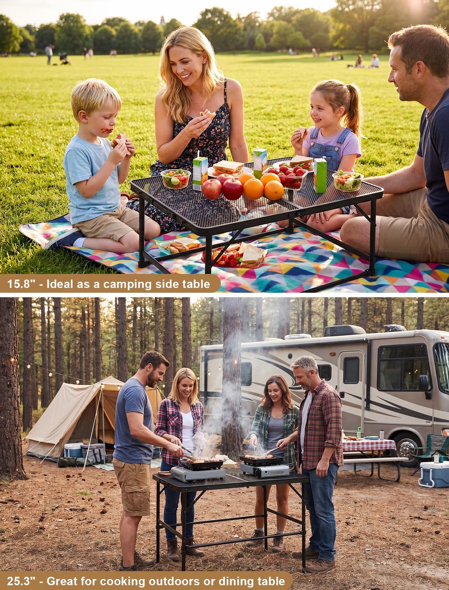 Grilltafel inklapbaar, 120 x 60 cm - ShopVlot