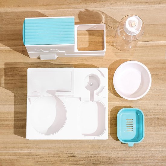 2-in-1 Automatische Gravity Voederdispenser en Waterdispenser voor Kleine Huisdieren - Makkelijk Schoon te Maken en Ideaal voor Katten en Honden — afbeelding 2