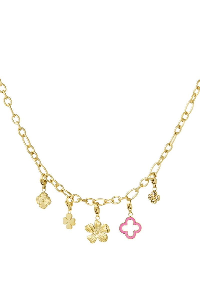 Schakelketting met Hanger Dames - Hoogwaardig RVS / Roestvrij Staal - Waterproof & Hypoallergeen