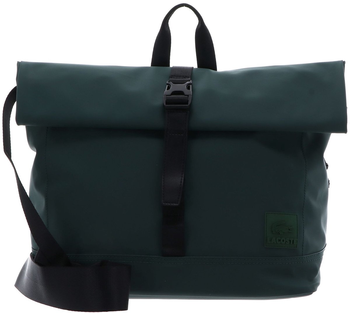 LACOSTE schoudertas Messenger Bag Navy Blue groen