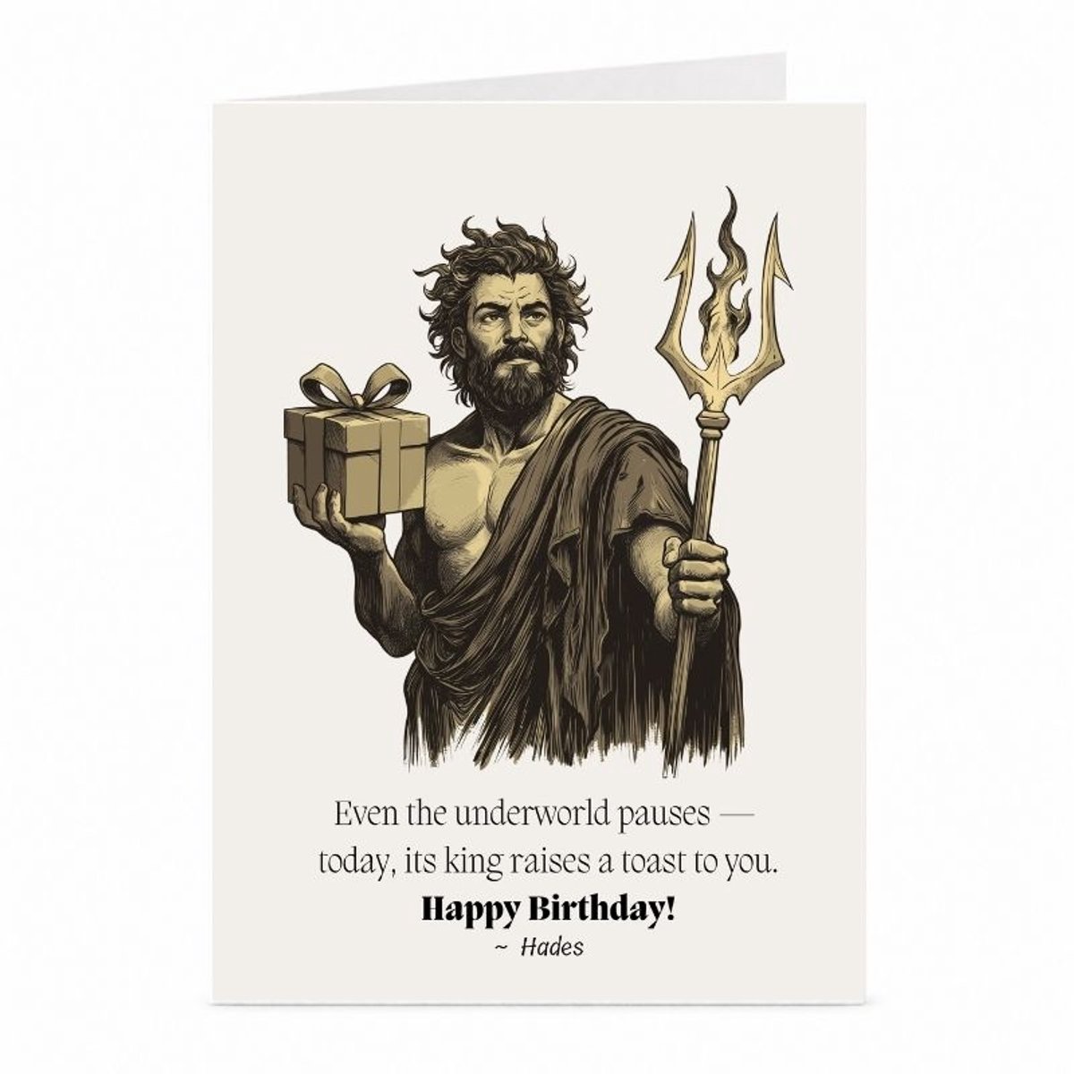 Hades - Verjaardagskaart - JustTheCardGuy - A6 met envelop